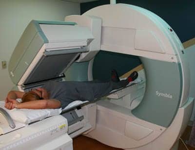 Photo of SPECT scanner