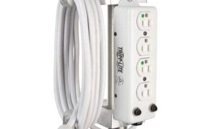 Power Strip Mounting Clamp Helps Reduce Tripping