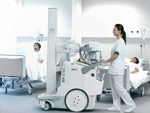 Telescopic Column for Mobile DR Enables Easy Positioning
