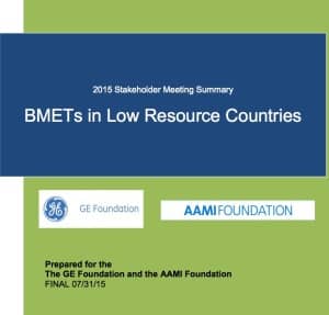 BMETs in Low-Resource Countries