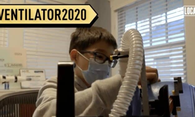 7th Grader Creates Lego Ventilator to Help with Shortages