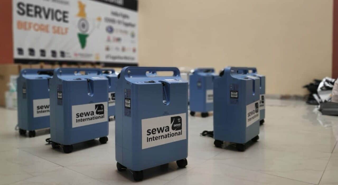 Sewa International Distributes Almost 6,000 Oxygen Concentrators Across India
