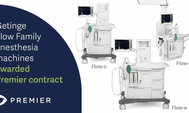 Getinge Awarded Anesthesia Contract with Premier