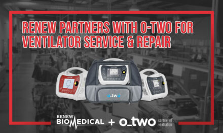 ReNew Biomedical to Service O-Two Ventilators Under New Partnership