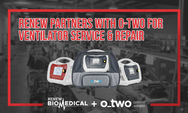 ReNew Biomedical to Service O-Two Ventilators Under New Partnership
