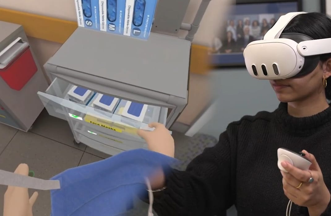 New VR Training Targets Combats Contamination of Portable Medical Equipment