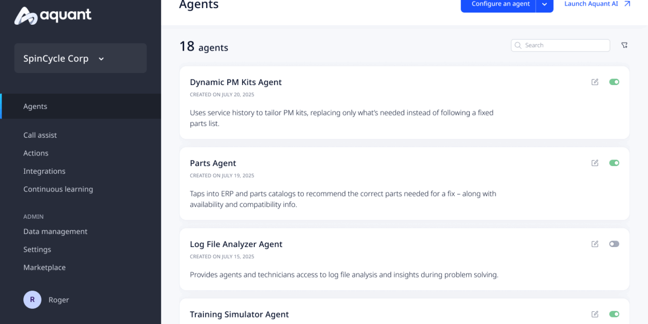 Aquant Launches Agentic AI Platform for Custom Service Agent Deployment
