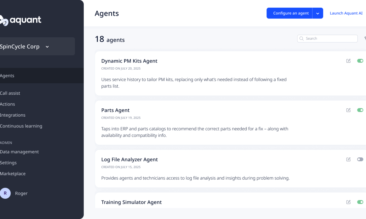 Aquant Launches Agentic AI Platform for Custom Service Agent Deployment