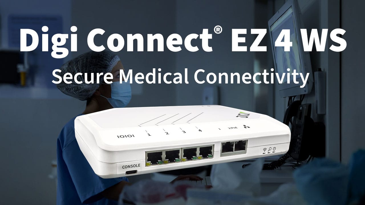 New serial Server Designed to Secure Connected Medical Devices