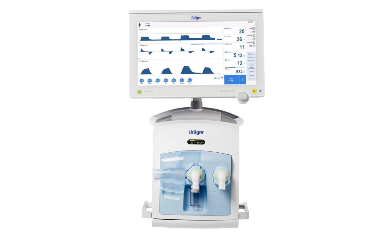FDA Clears New Software for Draeger Evita V800 Ventilator